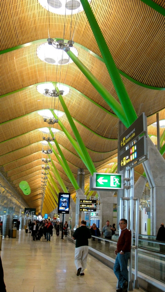 Beautiful Terminal 4 at Madrid-Barajas Airport