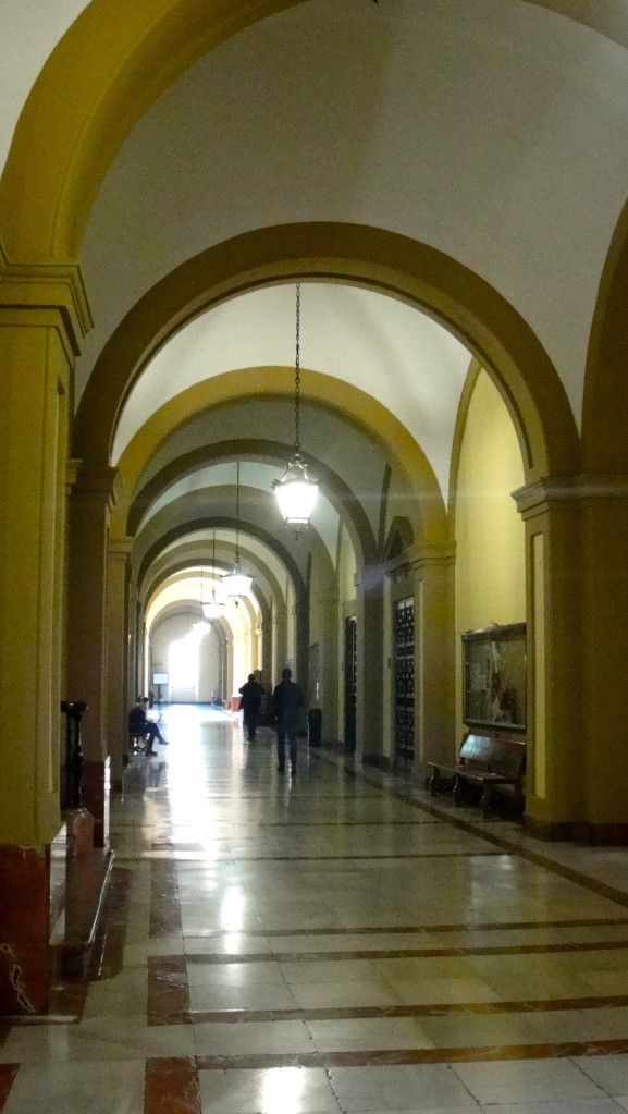 The HUGE hallways!